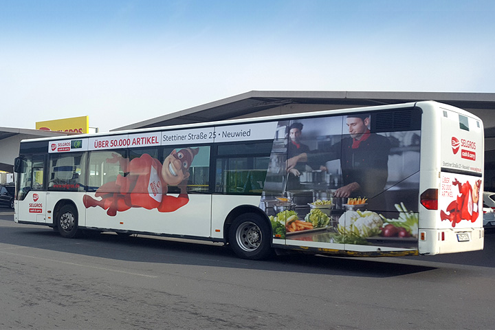 SELGROS Verkehrsmittelwerbung