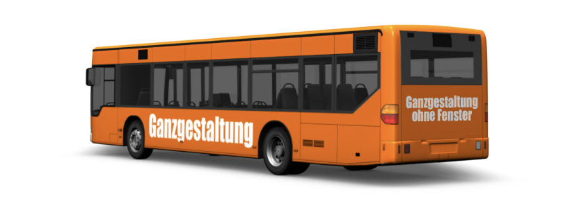 Normalbus Ganzgestaltung ohne Fenster