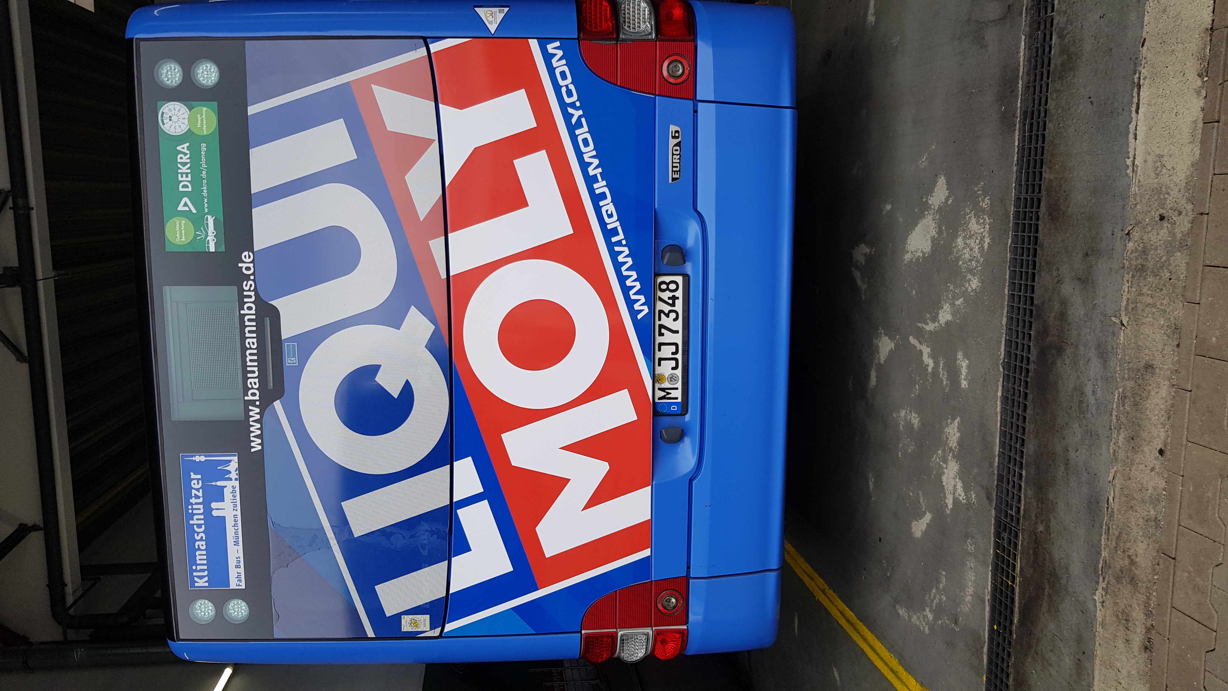 Caritas Rhein-Erft - Bus Heckwerbung