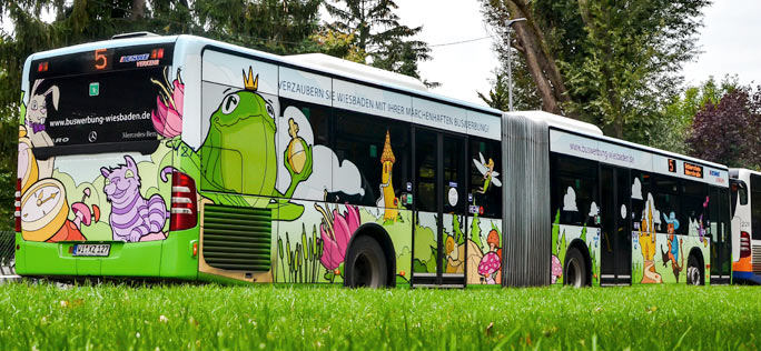 BOGESTRA Wegzappen nicht möglich - Gelenkbus Ganzgestaltung