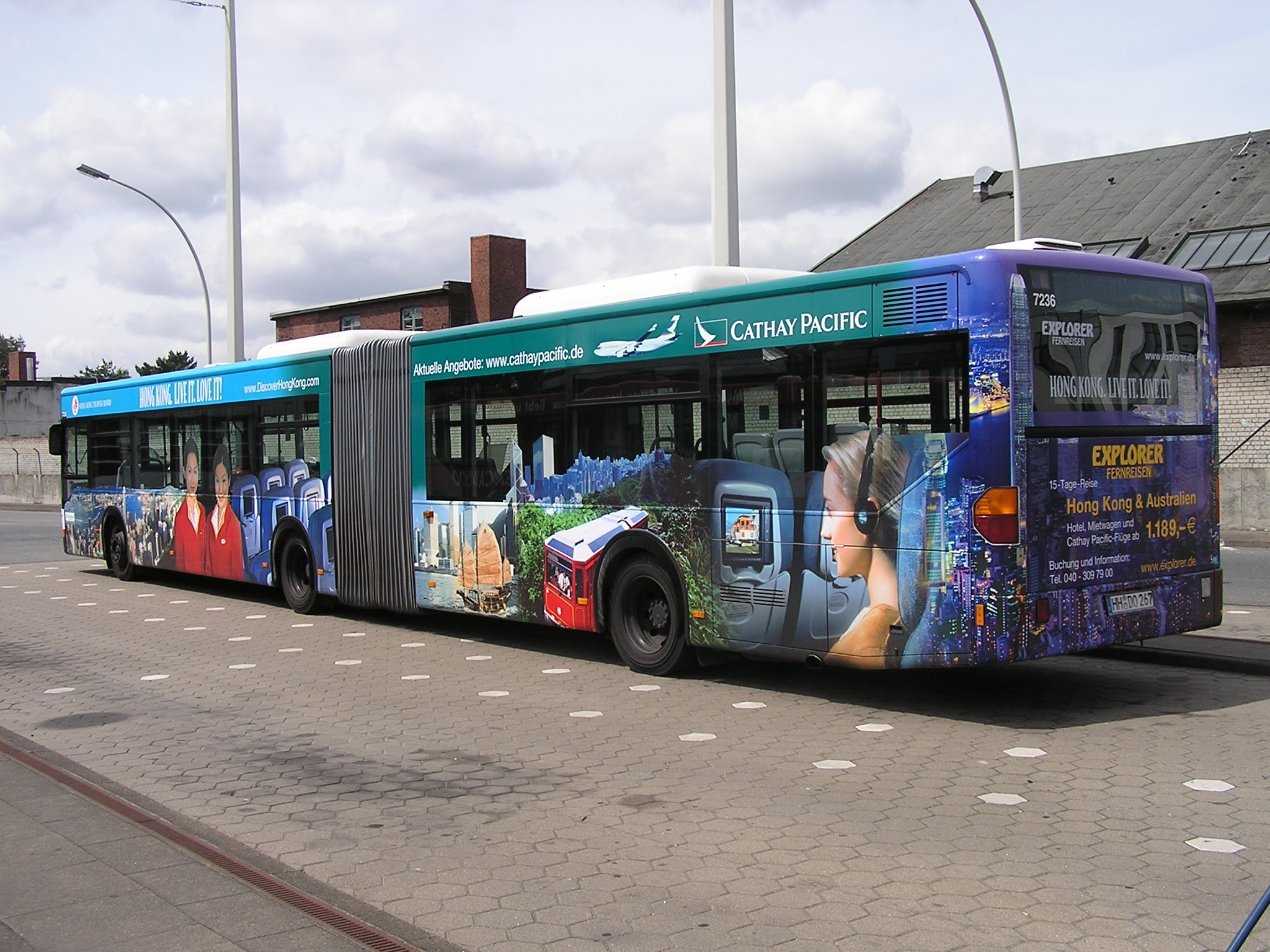 Cathay Pacific Explorer Fernreisen - Bus Ganzgestaltung